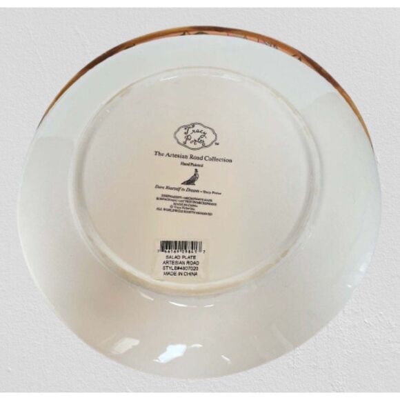 Set of 4 Tracy Porter Salad Plates The Artesian Road Collection - Picture 5 of 11